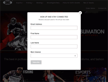 Tablet Screenshot of e3sport.com